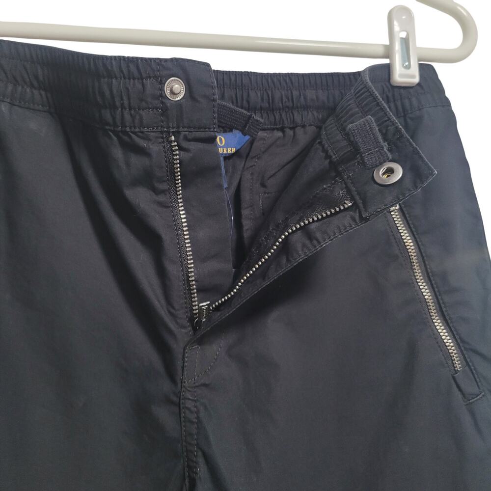 NWT POLO Cotton Poplin Jogger Pants Black Boys Large 14-16 - Picture 4 of 9